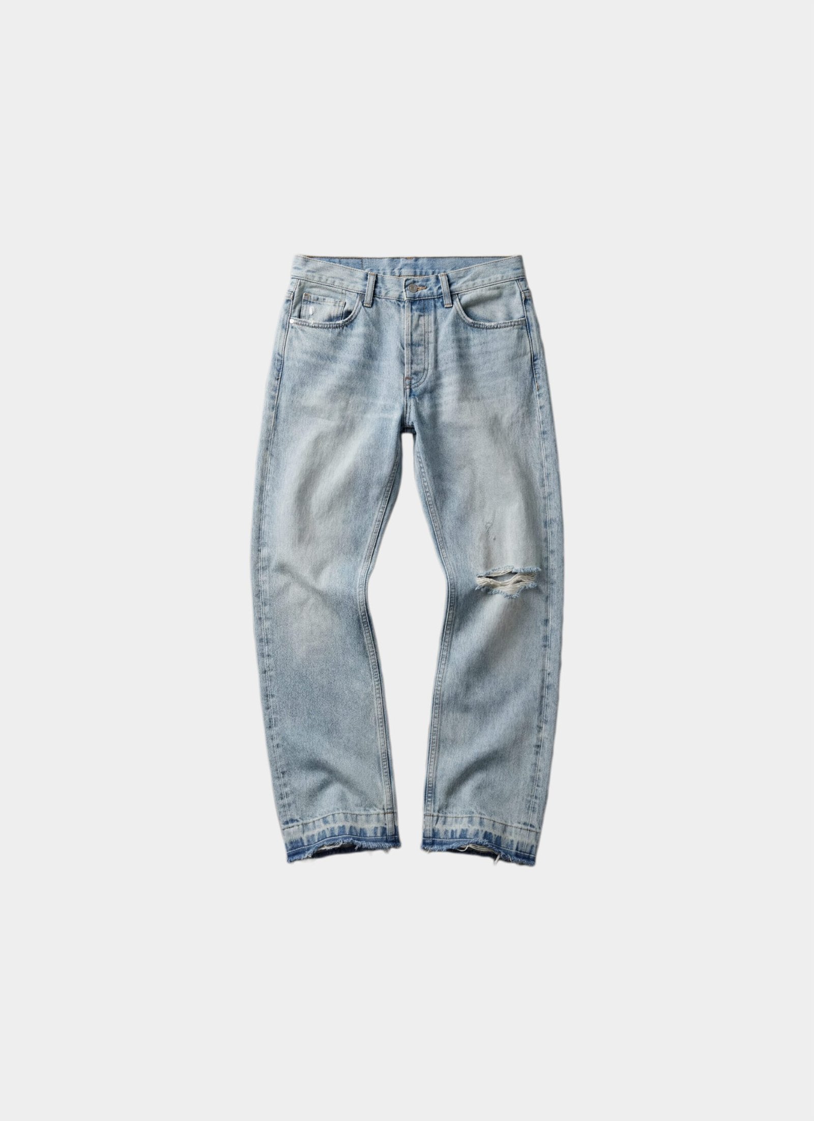 THORNED ROSE - LIGHT BLUE JEANS